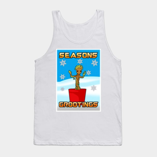 Seasons Grootings Tank Top by SquareDog